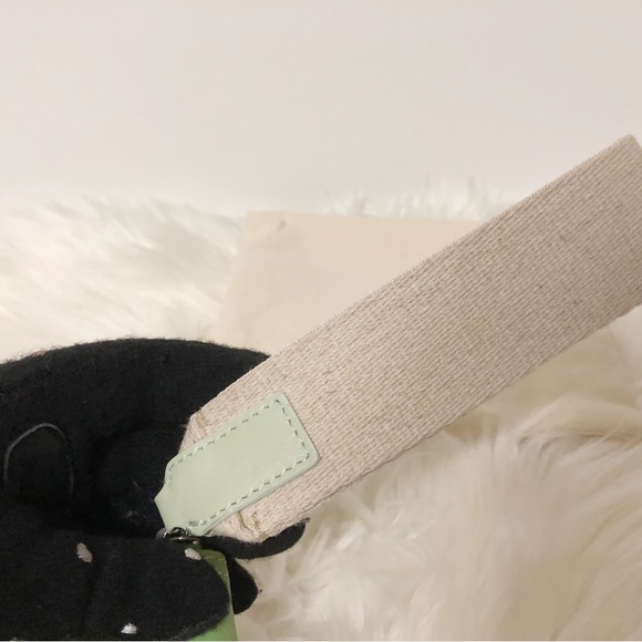 🌸New Authentic Jacquemus Green Leather Le Le Carre Rond Wallet - Picture 8 of 14